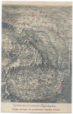 1918 - Map, SUCEAVA, RADAUTI, Falticeni, Botosani Bucovina - old postcard unused, Necirculata, Printata