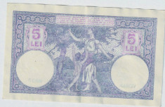 * Bancnota 5 lei 1928 - 121 foto