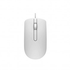 Mouse Dell MS116, Wired, 3 butoane, Senzor Optic, USB, 1000 DPI, Alb