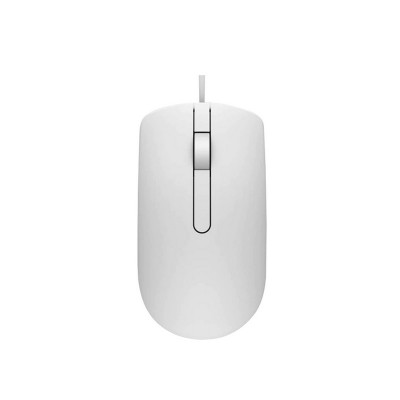 Mouse Dell MS116, Wired, 3 butoane, Senzor Optic, USB, 1000 DPI, Alb foto