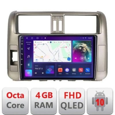 Navigatie Toyota Prado 2010-2013 B-347 Android Ecran QLED octa core 4+64 carplay android auto KIT-347+EDT-E310V3 CarStore Technology foto