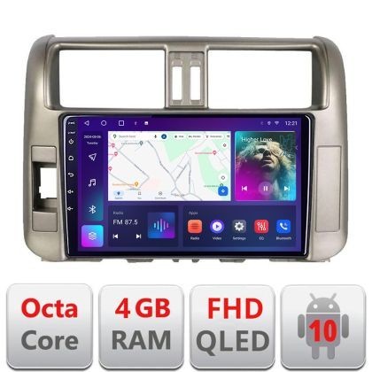 Navigatie Toyota Prado 2010-2013 B-347 Android Ecran QLED octa core 4+64 carplay android auto KIT-347+EDT-E310V3 CarStore Technology