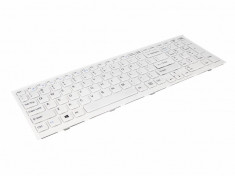 Tastatura laptop Sony Vaio SVE15 (alb - cadru 2) foto