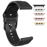 Curea hibrid silicon-piele, compatibila Apple Watch 9|8|7|6|5|4|3|2|1 Series, 41mm|40mm|38mm, Iron Black