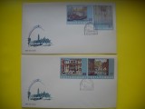 HOPCT PLIC FDC NR 1490 PICTURA VENETIA -SET 4 FDC-ROMANIA