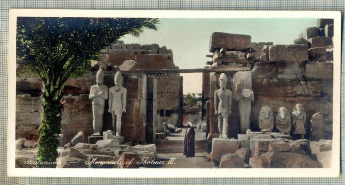 AD 583 C. P. VECHE -KARNAK -MEMORIALS OF THOTMES III -EGYPT
