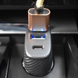 Cumpara ieftin INCARCATOR AUTO CU 2XUSB Quick Charge 3.0 SI 1XUSB TYPE-C 42W, Mega Drive
