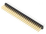 Conector C-Grid DR Vertical 6.75mm/2.90mm 50 Pini Aurit