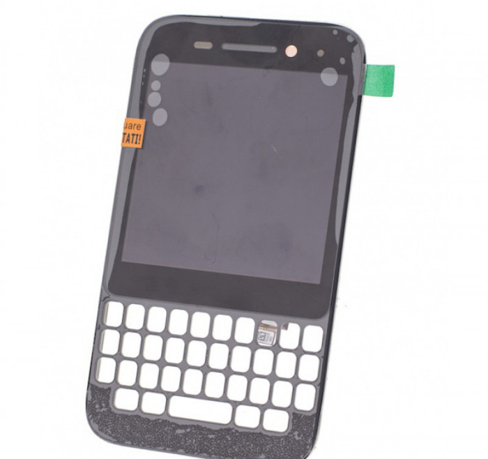 Display BlackBerry Q5, Complet, Black (Short Flex)