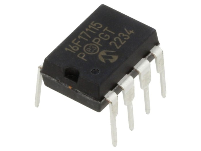 Microcontroler PIC 14kB ADC DAC THT