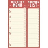 This Week's Menu Note Pad (60 Sheets)