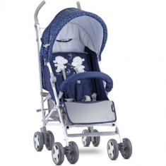 Carucior Sport Ida cu Acoperitoare de Picioare, Colectia 2019 Dark Blue Happy Hippo foto