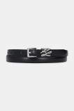 Karl Lagerfeld curea femei, culoarea negru, A1W33061