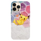 Husa compatibila cu Apple iPhone 15 Pro model Pika&amp;#039;s pokeball, Silicon, TPU, Viceversa, Transparent, Carcasa
