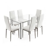 Set de masă Verna 6 1 bej-gri