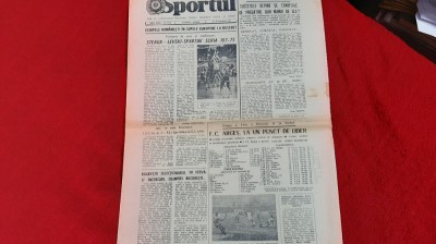 Ziar Sportul 24 11 1977 foto