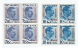 |Romania, LP 117/1946, Mica Intelegere - supratipar, bloc 4, MNH/MLH