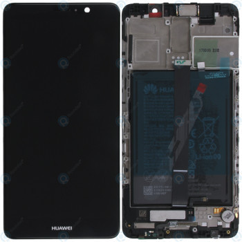 Capac frontal modul display Huawei Mate 9 + LCD + digitizer + acumulator negru 02351CNU 02351BDD foto