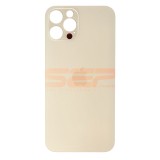 Capac Baterie iPhone 12 Pro Auriu GOLD Compatibil, Decupaj Camera Mare, Bulk