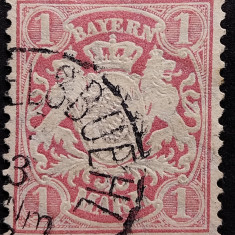 Germania, Bayern 1881, Michel#53, 1Mark