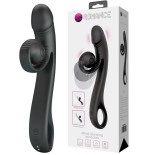 Vibrator Rabbit Beau Snail, 10 Moduri Vibratii, Silicon, USB Magnetic, Negru, 23 cm