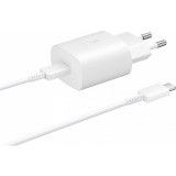 Incarcator Retea cu Cablu USB-C Samsung EP-TA800W + DA705BWE, 25W, 3A, 1 x USB-C, Alb GP-PTU021SOAWQ
