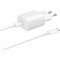 Incarcator Retea cu Cablu USB-C Samsung EP-TA800W + DA705BWE, 25W, 3A, 1 x USB-C, Alb GP-PTU021SOAWQ