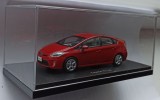 Macheta Toyota Prius MK3 Facelift 2011 rosu - Ebbro 1/43
