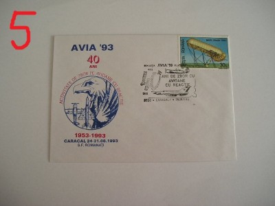 D11 - 1993 - tematica aviatie - Romania foto