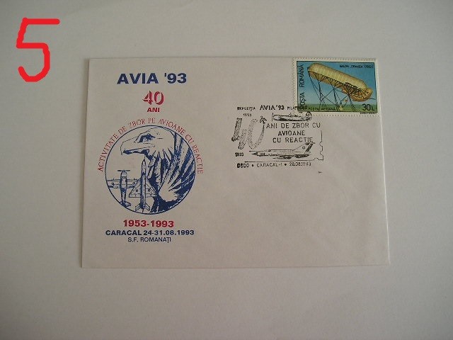 D11 - 1993 - tematica aviatie - Romania