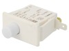 Comutator usa Honeywell SPDT, 10A 125VAC, montare pe panou, ON-(ON), 2 pozitii, ax, buton alb, -37-82 C