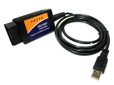 Interfata diagnoza auto OBD2 ELM 327, conectare prin USB foto