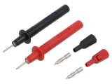 Set terminale măsură 36A negru/roșu, diametru v&acirc;rf 4mm - ELECTRO-PJP