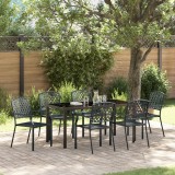 VidaXL Set de Dining pentru Grădină , 3 Piese, Oțel Anthracite