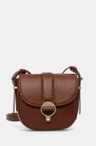 Barbour poșetă de piele culoarea maro, LBA0490