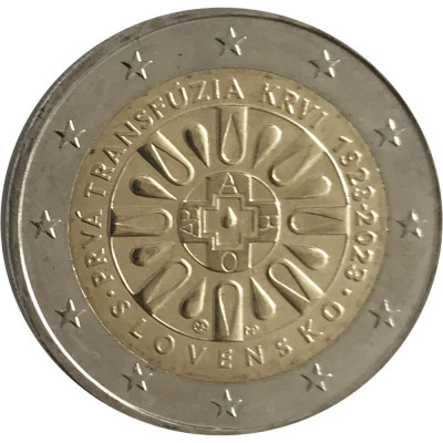 moneda 2 euro comemorativa SLOVACIA 2023(1), UNC foto