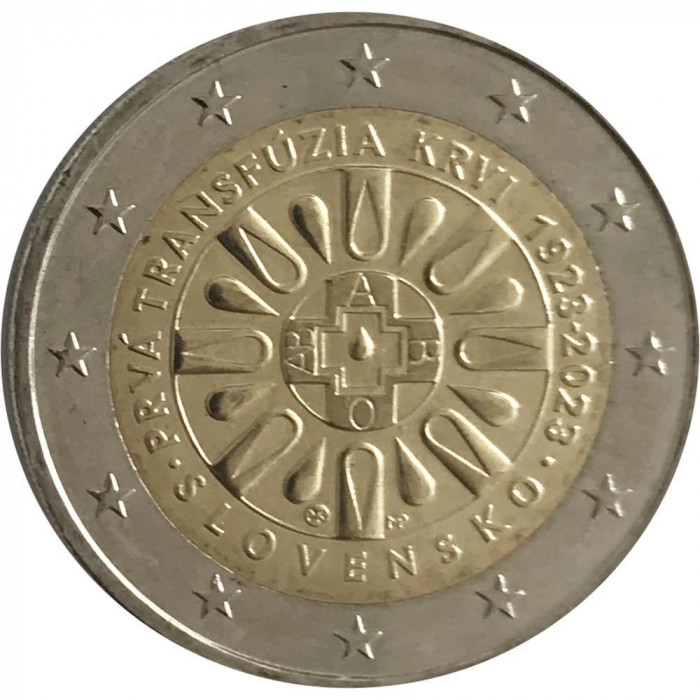 moneda 2 euro comemorativa SLOVACIA 2023(1), UNC