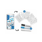 Set markere cu vopsea Pilot Pintor DIY Fashion Bag diverse culori Set Pilot Pintor DIY Deco