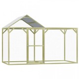 Coteț de găini, 3 x 1,5 x 2 m, lemn de pin tratat FSC, vidaXL