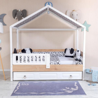 Lenjerie MyKids Montessori 6 Piese PS116 95x195 cm foto