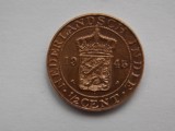 1/2 CENT 1945 P INDIILE OLANDEZE