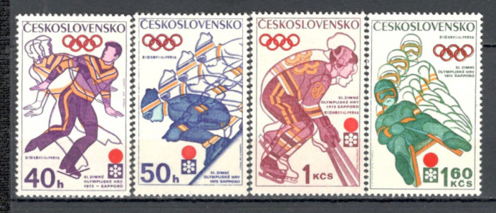 Cehoslovacia.1972 Olimpiada de iarna SAPPORO XC.489