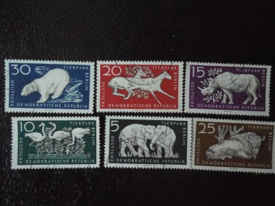DDR- Fauna-serie completa-stampilate foto