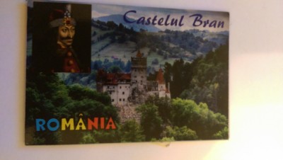 XG Magnet frigider - tematica Romania - Bran - Castelul Bran foto