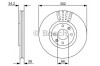 Disc frana CITROEN C4 I (LC) (2004 - 2011) BOSCH 0 986 479 548