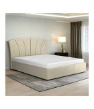 Pat Tapitat Eli Bej + Saltea 160x200cm