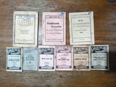 Lot 9 carticele vechi bisericesti / R2S foto