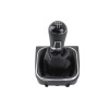 Nuca schimbator cu manson, Emzone, Plastic/Piele ecologica, Compatibil cu VW, 5 viteze, Negru