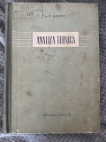 Analiza tehnica - A. P. Grosev - 1955
