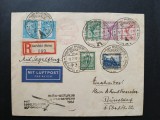 GERMANIA,RAICH 1932--plic circulat-Zeppelin,aereo-rarr